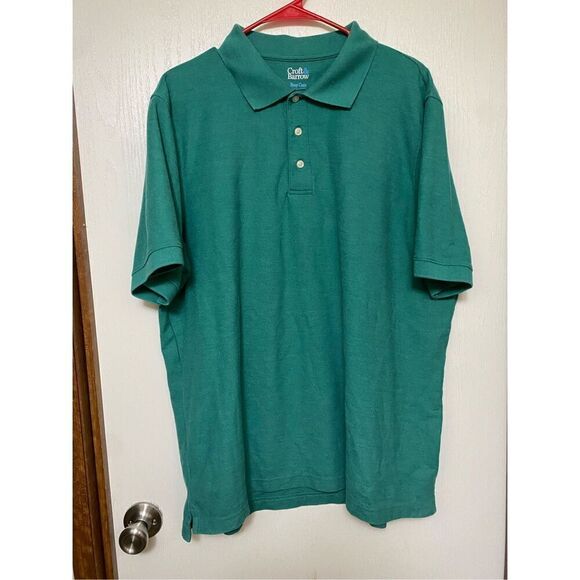 Croft & Barrow Easy-Care Pique Polo in Regular and Slim Fit Size XL - Picture 2 of 6